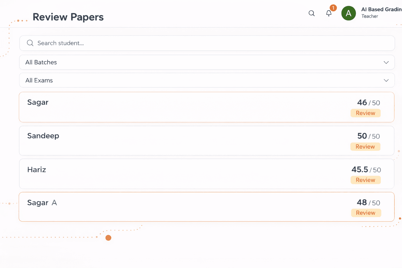 Structured AI Feedback
